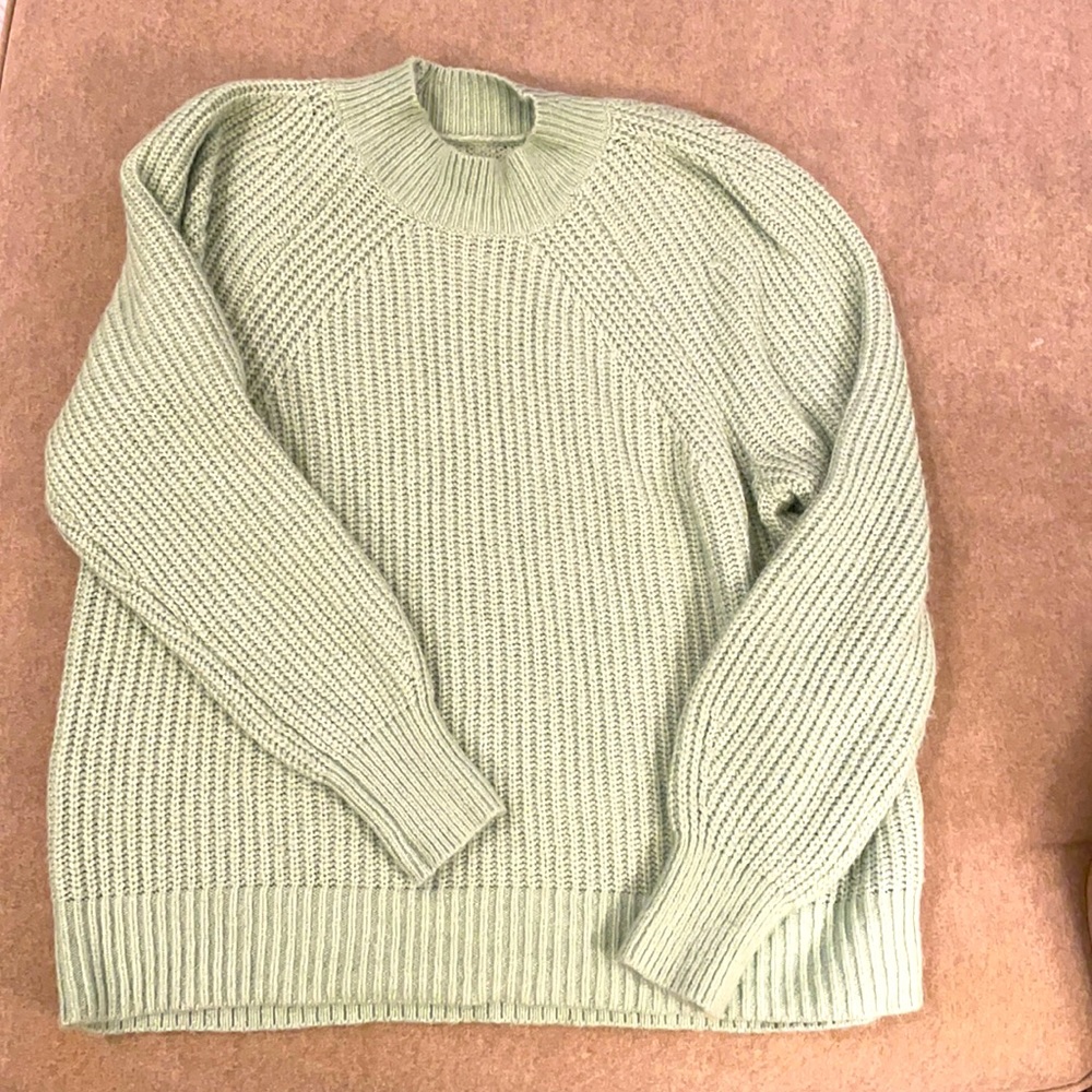 Soft mock neck sweater
